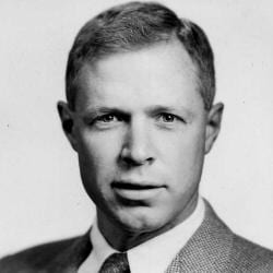black and white photo of man with dark hair