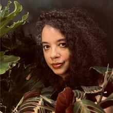 Portrait of Megan Giddings - photographer is Jon Cameron